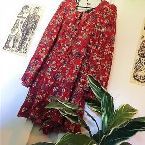 60’S STYLE BELL SLEEVE ROMPER